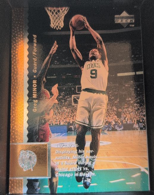 1996-97 Upper Deck #186 Greg Minor — front