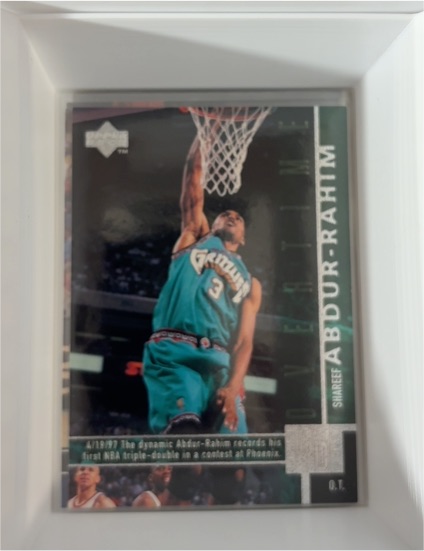 1997-98 Upper Deck #329 Shareef Abdur-Rahim — front