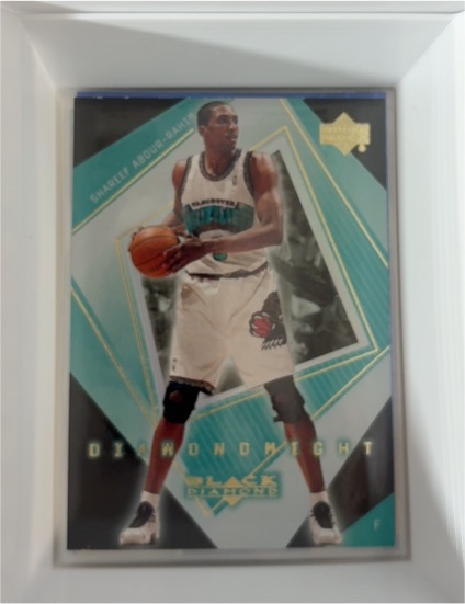 1999-00 Upper Deck Black Diamond #DM20 Shareef Abdur-Rahim Diamond Might — front