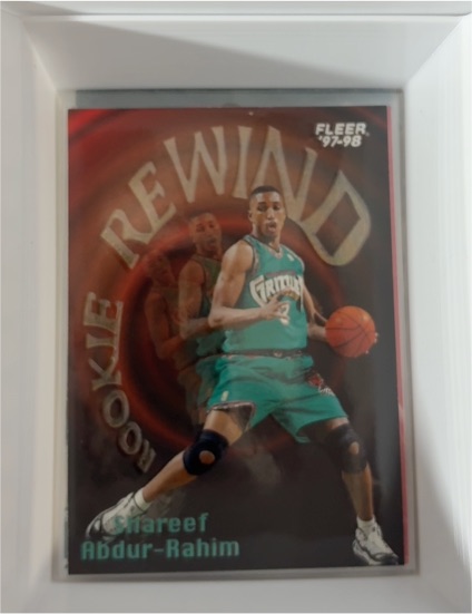1997-98 Fleer Rookie Rewind #1 Shareef Abdur-Rahim — front