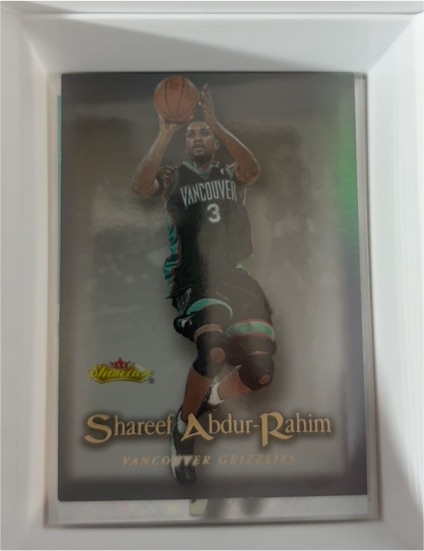 2000-01 Fleer Showcase #74 Shareef Abdur-Rahim — front