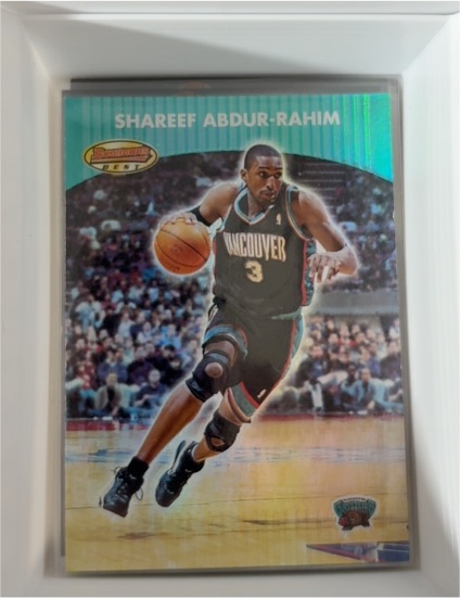 2000-01 Bowman's Best #97 Shareef Abdur-Rahim — front