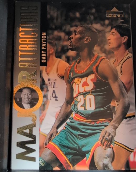 1995 Upper Deck Major Attractions #346 Gary Payton — front