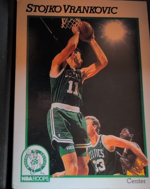 1991-92 NBA Hoops #341 Stojko Vrankovic Boston Celtics — front