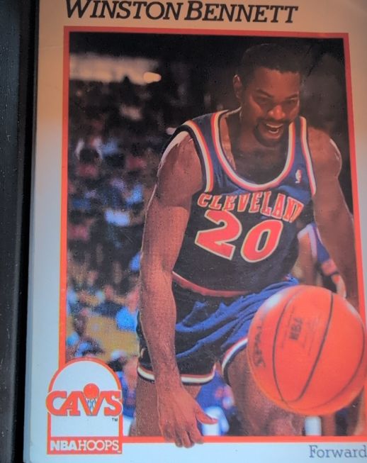 1991-92 NBA Hoops #348 Winston Bennett — front