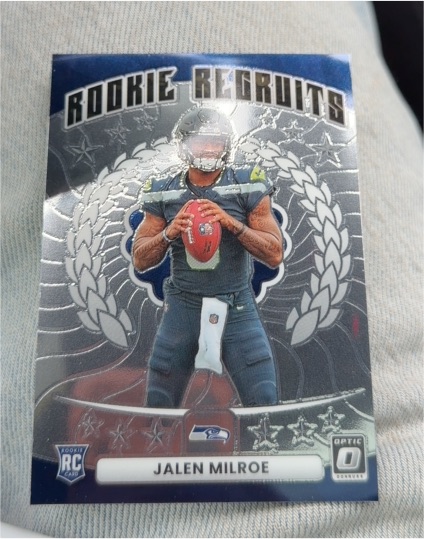 2025 Panini Donruss Optic Rookie Recruits #16 Jalen Milroe — front