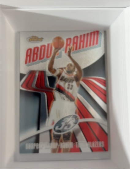 2003-04 Topps Finest #35 Shareef Abdur-Rahim — front
