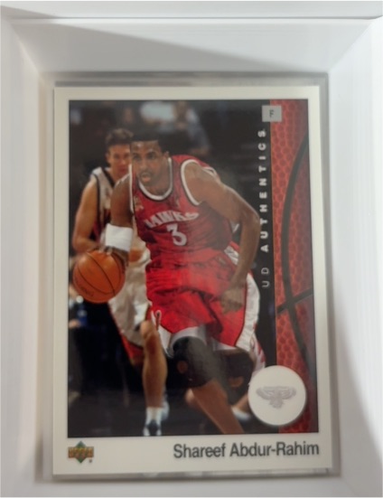 2002-03 Upper Deck Authentics #1 Shareef Abdur-Rahim — front