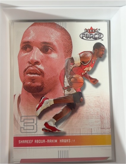 2001-02 Fleer Force #3 Shareef Abdur-Rahim — front