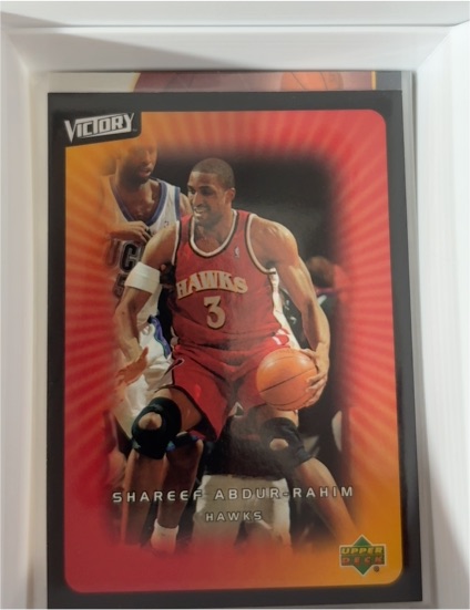 2003-04 Upper Deck Victory #1 Shareef Abdur-Rahim Atlanta Hawks — front
