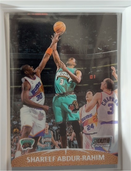 1999-00 Topps Stadium Club Chrome #12 Shareef Abdur-Rahim — front