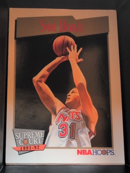1991-92 NBA Hoops Supreme Court #481 Sam Bowie — front