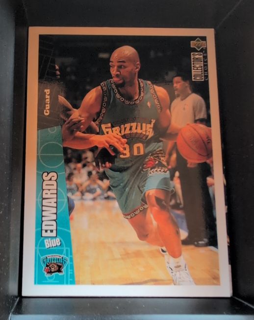 1996-97 Collector's Choice #158 Blue Edwards — front