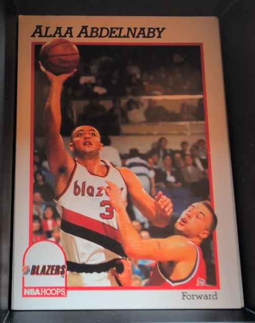 1991-92 Hoops #423 Alaa Abdelnaby — front