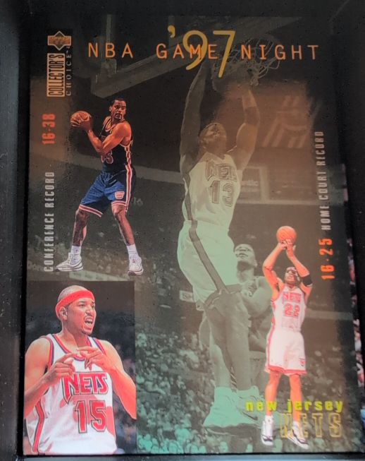 1997-98 Upper Deck Collector's Choice NBA Game Night #172 New Jersey Nets — front