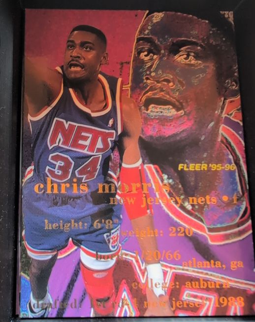 1995-96 Fleer #117 Chris Morris — front