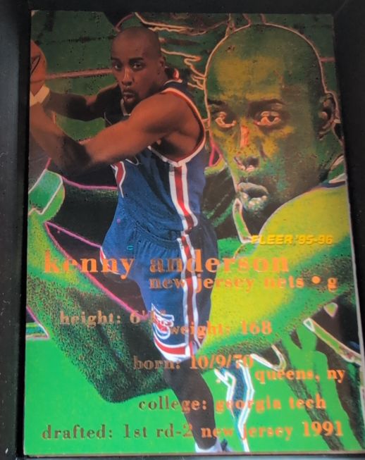 1995-96 Fleer #112 Kenny Anderson — front