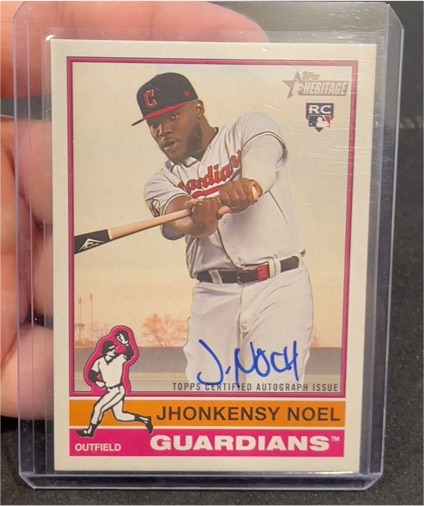 2025 Topps Heritage #ROA-JN Jhonkensy Noel — front