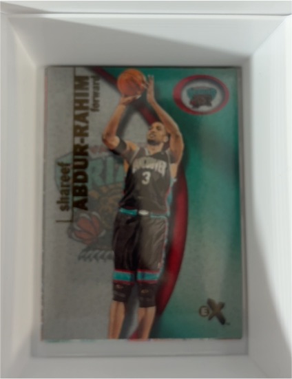 2000-01 E-X #94 Shareef Abdur-Rahim — front