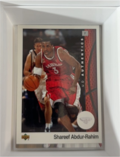 2002-03 Upper Deck Authentics #1 Shareef Abdur-Rahim — front