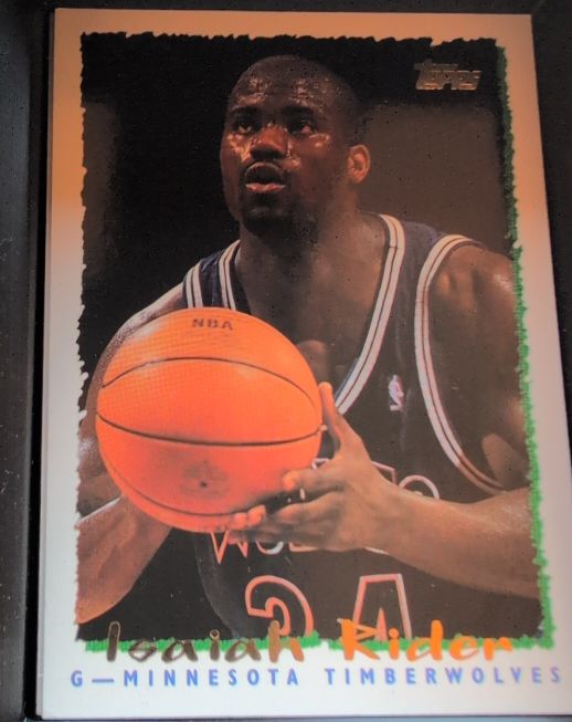 1994-95 Topps #115 Isaiah Rider — front