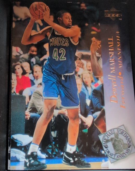 1994-95 Upper Deck #187 Donyell Marshall Minnesota Timberwolves — front