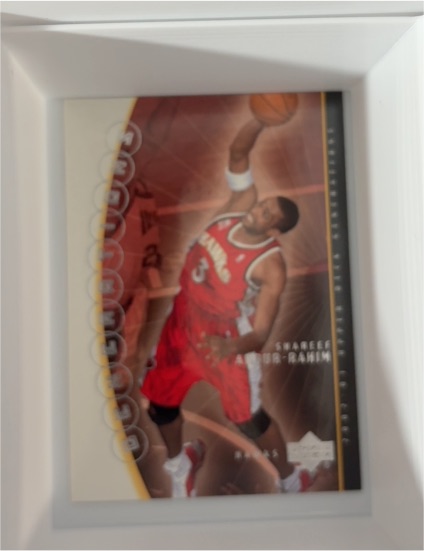 2002-03 Upper Deck Glass #1 Shareef Abdur-Rahim — front