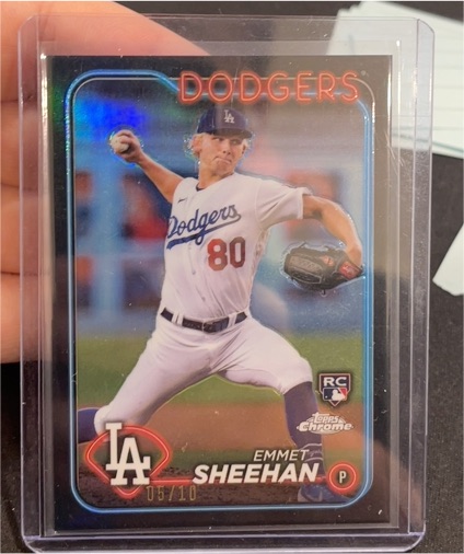 2024 Topps Chrome #221 Emmet Sheehan — front
