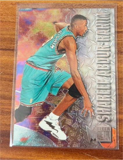 1996-97 Fleer Metal #220 Shareef Abdur-Rahim Rookie Card — front