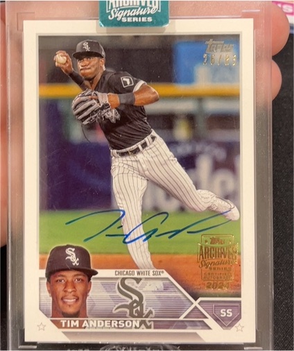 2023 Topps Archives Signature Series #302 Tim Anderson — front