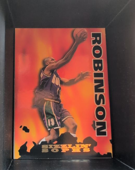 1995-96 SkyBox NBA Hoops #205 Glenn Robinson Sizzlin' Sophs Milwaukee Bucks — front