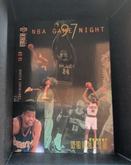 1997 Upper Deck Collector's Choice NBA Game Night #162 Denver Nuggets — front
