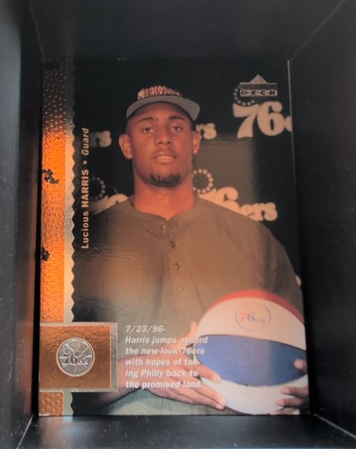 1996-97 Upper Deck #273 Lucious Harris Philadelphia 76ers — front