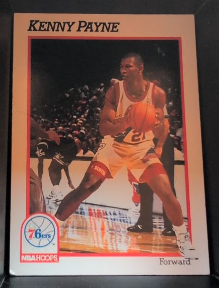 1991-92 NBA Hoops #413 Kenny Payne — front