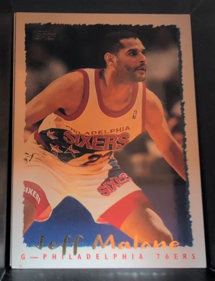 1994-95 Topps #49 Jeff Malone — front