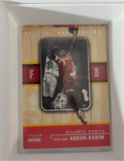 2002-03 Fleer Genuine #F3 Shareef Abdur-Rahim — front
