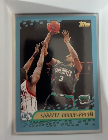 2001-02 Topps #200 Shareef Abdur-Rahim — front