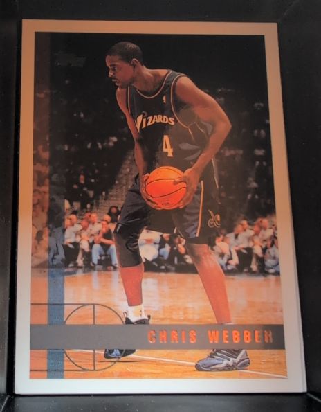 1997-98 Topps #185 Chris Webber Washington Wizards — front