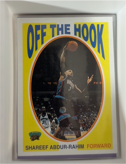 2000-01 Topps Heritage Off the Hook #OH14 Shareef Abdur-Rahim — front