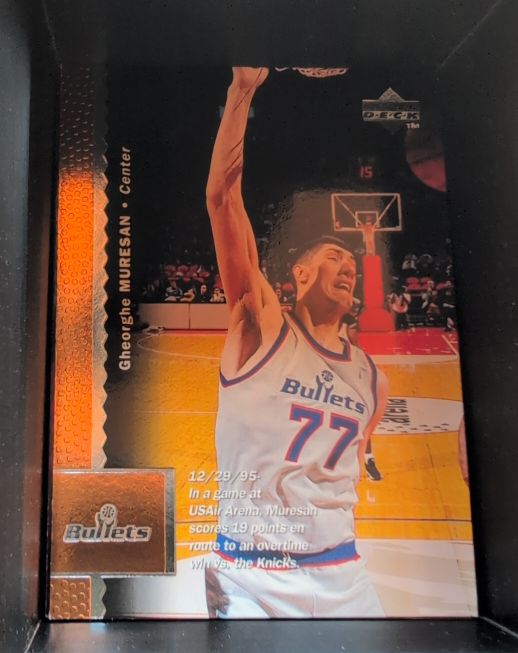 1996-97 Upper Deck #134 Gheorghe Muresan Washington Bullets — front