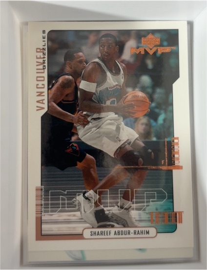 2000-01 Upper Deck MVP #177 Shareef Abdur-Rahim — front