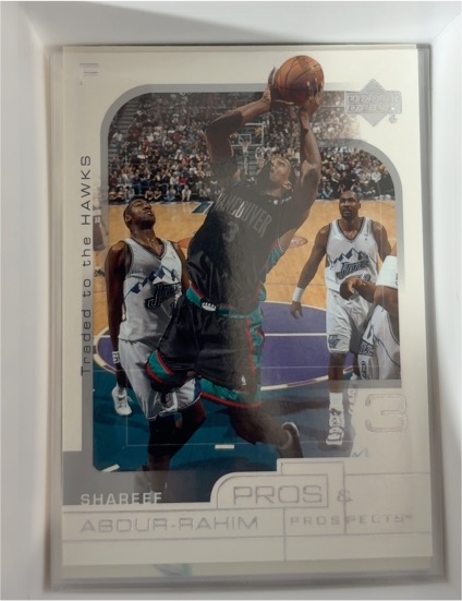 2001-02 Upper Deck Pros and Prospects #85 Shareef Abdur-Rahim — front