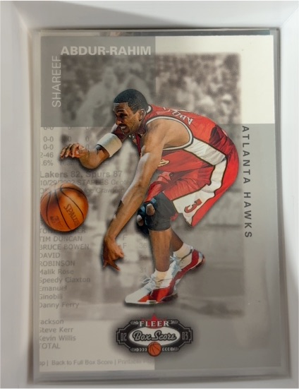 2002-03 Fleer Box Score #133 Shareef Abdur-Rahim — front