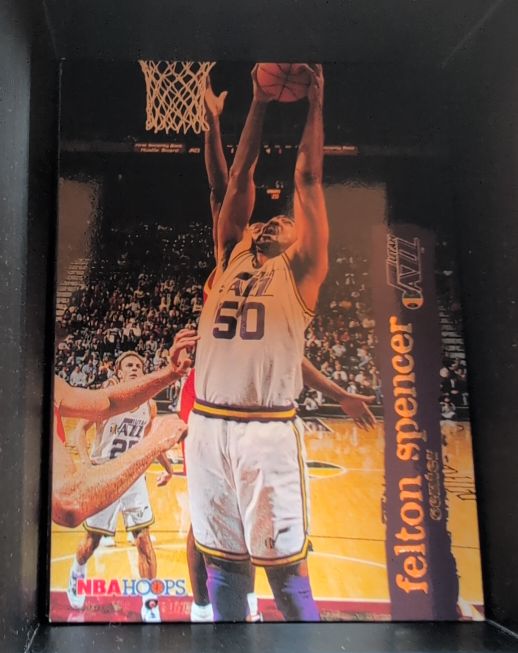 1995-96 NBA Hoops #161 Felton Spencer — front