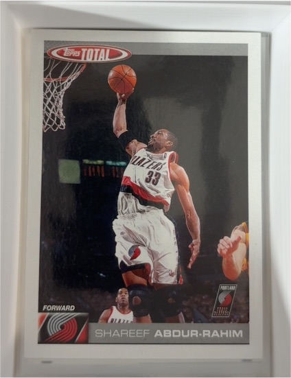 2004 Topps #25 Shareef Abdur-Rahim — front