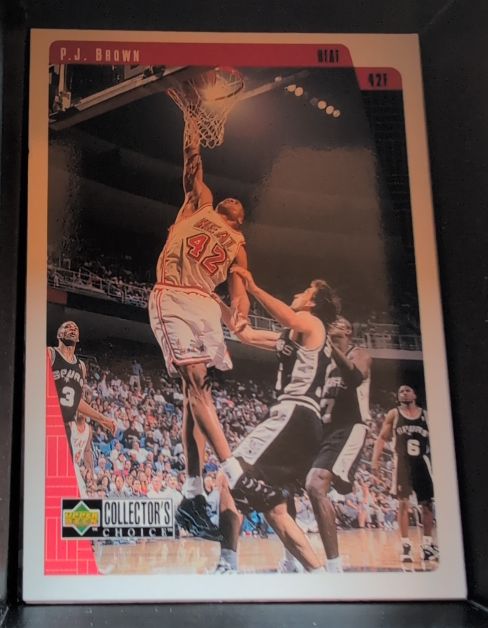 1997-98 Upper Deck Collector's Choice #69 P.J. Brown — front