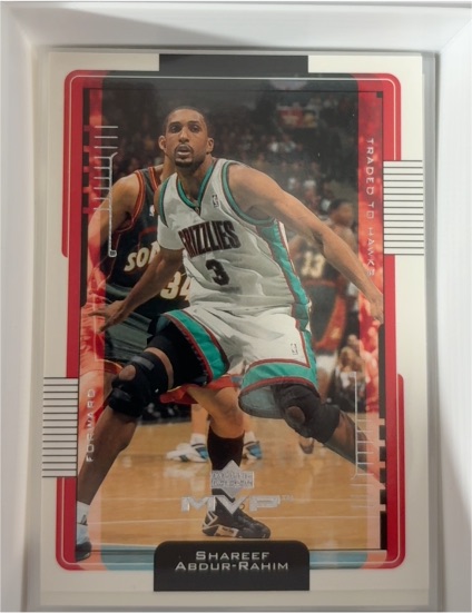 2001-02 Upper Deck MVP #177 Shareef Abdur-Rahim — front