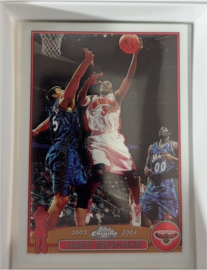 2003-04 Topps Chrome #82 Shareef Abdur-Rahim — front