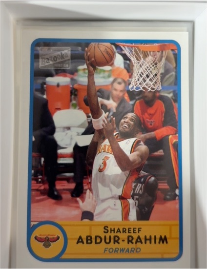 2003-04 Topps Bazooka #112 Shareef Abdur-Rahim — front
