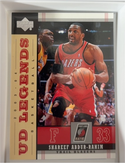 2003-04 Upper Deck Legends #71 Shareef Abdur-Rahim — front